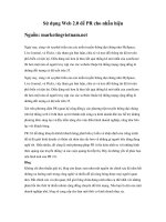 Tài liệu Sử dụng Web 2.0 để PR cho nhãn hiệu doc