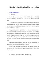 Tài liệu Nghiên cứu sinh sản nhân tạo cá Cóc pdf