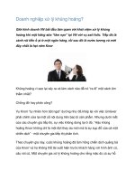 Tài liệu Doanh nghiệp xử lý khủng hoảng? pptx