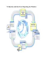 Tài liệu Vô hiệu hóa cảnh báo Error Reporting cho Windows pdf