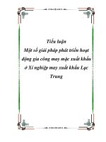 Tài liệu Tiểu luận: 