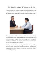 Tài liệu Bảy bí quyết vượt qua ''''ải'''' phỏng vấn xin việc pdf