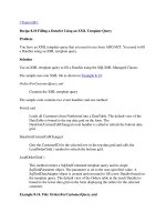 Tài liệu Filling a DataSet Using an XML Template Query ppt