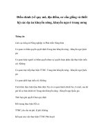 Tài liệu Điều chỉnh (về quy mô, địa điểm, cơ cấu giống và thiết bị) các dự án khuyến nông, khuyến ngư ở trung ương pptx