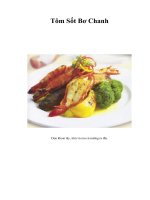 Tài liệu Tôm Sốt Bơ Chanh doc
