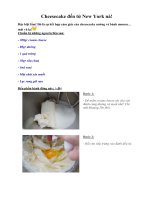 Tài liệu Cheesecake đến từ New York nà! Đặc biệt lắm! pptx
