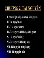Tài liệu CHƯƠNG 2: TÀI NGUYÊN pptx