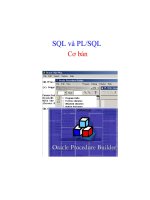 Tài liệu Giáo trình SQL và PL/SQL cơ bản pptx