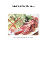 Tài liệu Salad Xoài Sốt Dầu Vừng pdf