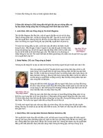 Tài liệu 5 Giám đốc thông tin chia sẻ kinh nghiệm lãnh đạo ppt