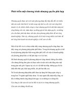 Tài liệu Phát triển một chương trình nhượng quyền phù hợp pdf