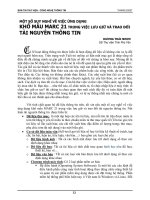 Tài liệu MỘT SỐ SUY NGHĨ VỀ VIỆC ỨNG DỤNG KHỔ MẪU MARC 21 pptx