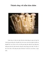 Tài liệu Thành công với nấm kim châm doc