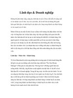 Tài liệu Lãnh đạo & Doanh nghiệp pptx