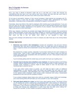 Tài liệu How To Negotiate An Increase pptx