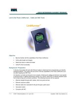 Tài liệu Lab 4.2.9e Fluke LinkRunner – Cable and NIC Tests ppt