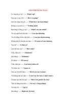 Tài liệu Giao tiếp hằng ngày doc