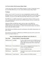 Tài liệu Work with the XML Document Object Model pdf
