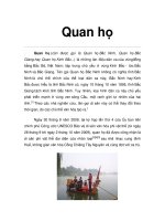 Tài liệu Quan họ pptx