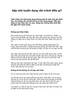 Tài liệu Gặp nhà tuyển dụng cần tránh điều gì? ppt