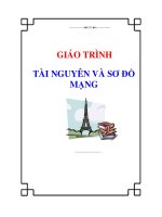 Tài liệu Giáo trình: Tài nguyên và sơ đồ mạng pdf