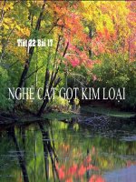 Tài liệu NGHỆ CẮT GỌT KIM LOẠI doc