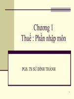 Tài liệu Phân tích thuế ppt