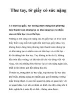 Tài liệu Thư tay, tờ giấy có sức nặng pdf