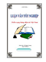 Tài liệu Luận văn tốt nghiệp “Thực trạng và triển vọng phát triển hàng điện tử Việt Nam” ppt