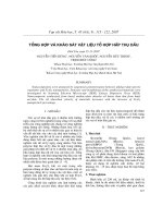 Tài liệu Tổng hợp khảo sát vật liệu tổ hợp hấp thụ dầu pdf