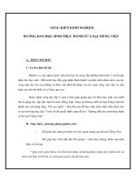 Tài liệu SÁNG KIẾN KINH NGHIỆM - HƯỚNG DẪN HỌC SINH THỰC HÀNH TỪ LOẠI TIẾNG VIỆT ppt