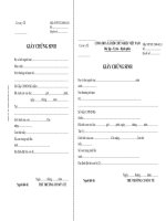 Tài liệu Giấy chứng sinh pdf