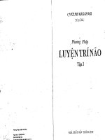 Tài liệu Các phương pháp rèn luyện trí não quyển 3 (Phần 1) ppt