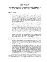 Tài liệu Quy hoạch sử dụng đất đai ( Chương 5) ppt