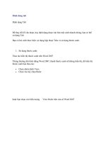 Tài liệu Định dạng Tab doc