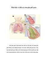 Tài liệu Phát hiện và điều trị sớm giãn phế quản ppt