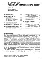 Tài liệu RELIABILITY IN MECHANICAL DESIGN pptx