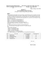 Tài liệu Đề thi môn Hệ thống Lao động tiền lương (Đề số 6) docx