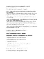 Tài liệu Hướng dẫn trình tự, thủ tục chuyển nhượng quyền sử dụng đất docx