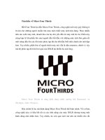 Tài liệu Tìm hiểu về Micro Four Thirds doc