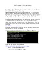 Tài liệu KHÓA LƯU LƯỢNG PING VỚI IPSec docx