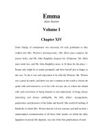 Tài liệu LUYỆN ĐỌC TIẾNG ANH QUA TÁC PHẨM VĂN HỌC-Emma Jane Austen Volume I Chapter XIV pdf
