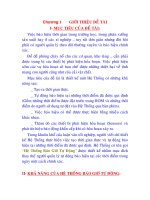 Tài liệu Thiết kế và thi côn hệ thống báo giờ tự động ứng dụng CPU Z80, chương 1 pdf