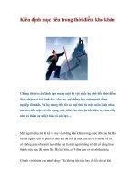 Tài liệu Kiên định mục tiêu trong thời điểm khó khăn ppt