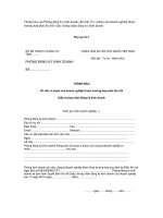 Tài liệu Thông báo của Phòng đăng ký kinh doanh cấp tỉnh pptx