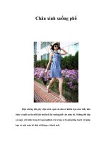 Tài liệu Chân xinh xuống phố docx