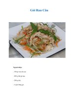 Tài liệu Gỏi Rau Câu pptx