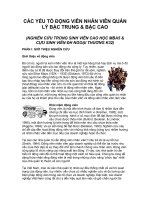 Tài liệu CÁC YẾU TỐ ĐỘNG VIÊN NHÂN VIÊN QUẢN LÝ BẬC TRUNG & BẬC CAO docx