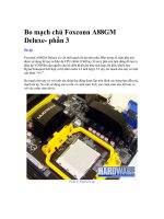 Tài liệu Bo mạch chủ Foxconn A88GM Deluxe- phần 3 pdf
