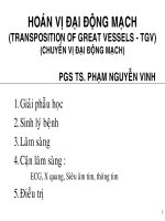 Tài liệu Bài giảng Hoán vị đại động mạch ppt